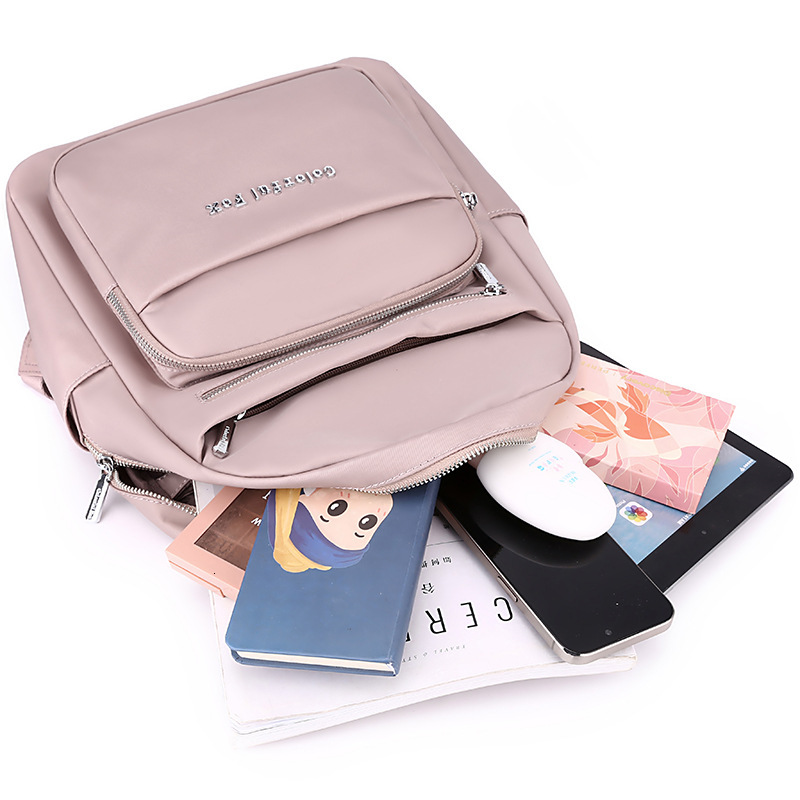 Colorful Fox New Women's Backpack Fashion Casual Multi-layer Large Capacity Water-resistant ddmymoon