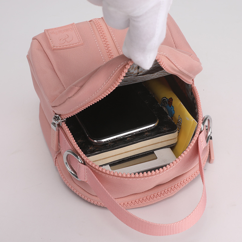 2025 New Fashion Korean Style Single Shoulder for Women Versatile Phone Nylon Waterproof Women's Crossbody Bag ddmymoon