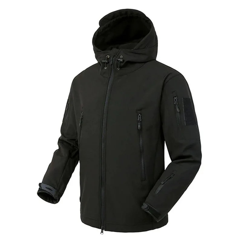 Military Shark Skin Soft Shell Jackets Men Tactical Windproof Waterproof Jacket Army Combat Mens Hooded Bomber Coats 250730