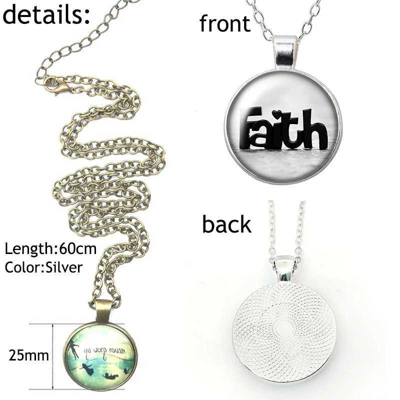 HK Hero Round Photo Cabochon Silver Plated Pendant Necklace Jewelry Chain 60cm Gift Y250730