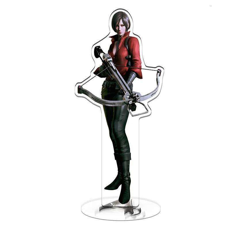 RE4 Resident Evil 4 Castle Reset Leon Scott Kennedy Keychain Acrylic Stand Model Plate Gift Wholesale Game Related Products