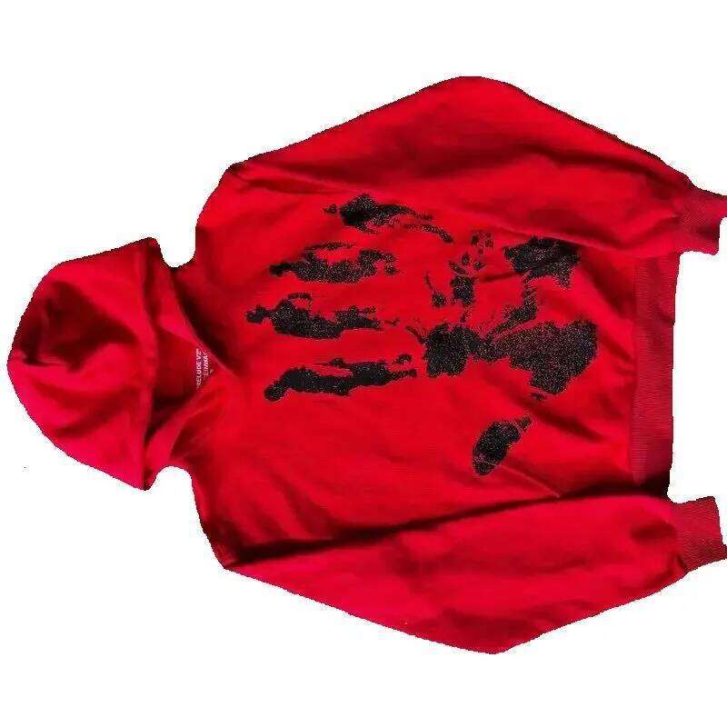 2025 American Retro Design Haruku Y2K Casual Loose Hoodie Men New Street Hip-hop Fashion Punk Oversized Sweatshirt Women