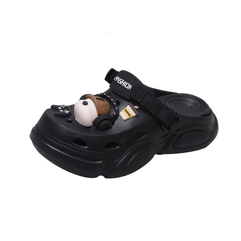 TK2025 New Men's Outdoor Lightweight Comfortable Non-Slip Odor-Resistant Closed-Toe Thick-Soled Cushioned Clog Sandals