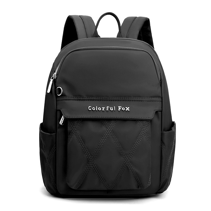 Colorful Fox New Women's Large Capacity Travel Backpack Korean Style Trendy Embroidered Student School Bag ddmymoon