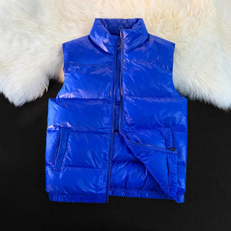 Arrived Loose Winter Clothing Vest Warm Sleeveless Jacket Casual Windproof Mens Zipper Down 250730