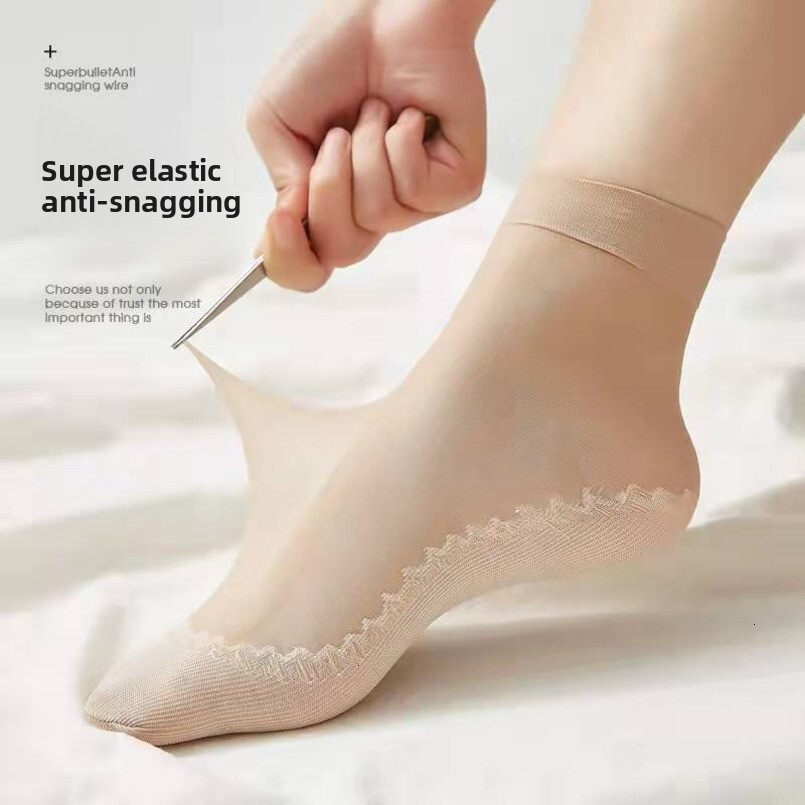 Velvet Cotton Bottom Steel Wire for Women, Short Tube, Second Generation, Spring and Summer Thin Style, Sweat-Absorbent, Non-Slip, Wear-Resistant, Ant