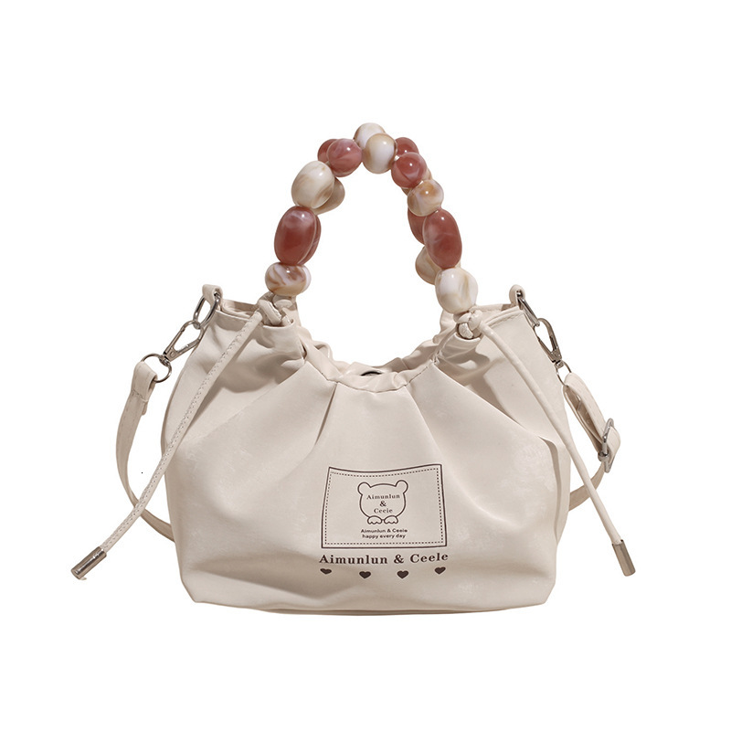 Summer new women's handbag new fashion multifunctional fashion bead handbag casual fashion large capacity crossbody bag women's shoulder bag