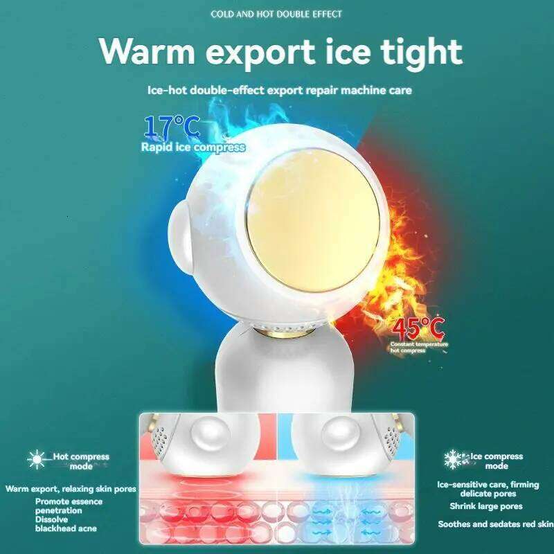 Portable Blackhead Remover Vacuum Pore Acne Cleaner Nose Hot and Cold Compress Face Skin Care Device Home Beauty Instrument