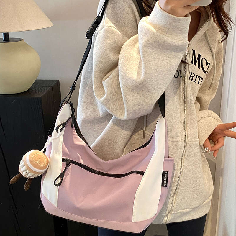 2024 Crossbody for Women Summer New Fashion Trend Casual Single Shoulder Canvas Bag with Unique Design and Small Capacity