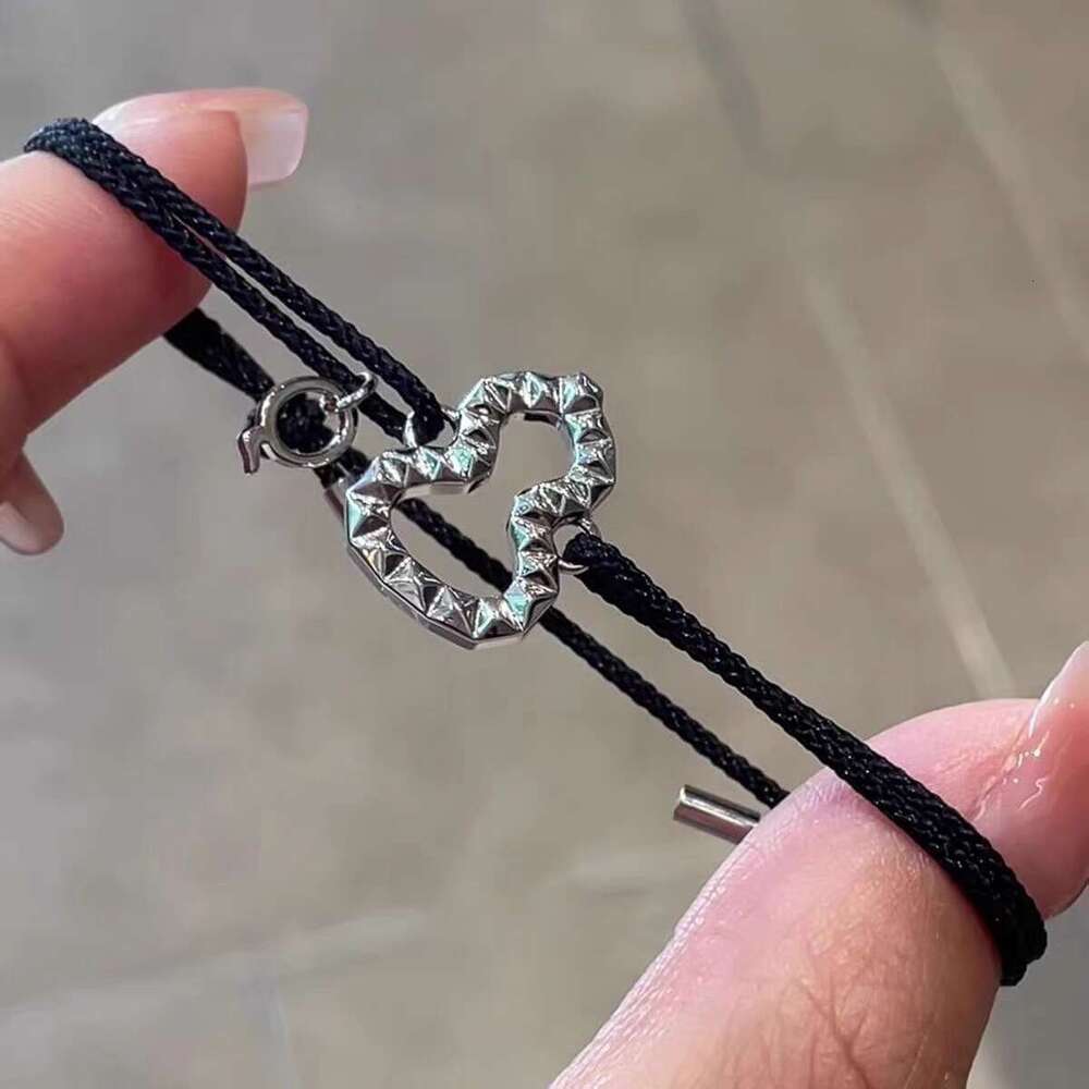 Celebrity Style Personality Black Rope Woven Gourd Bracelet for Men, Niche Design, Exquisite Handmade Jewelry