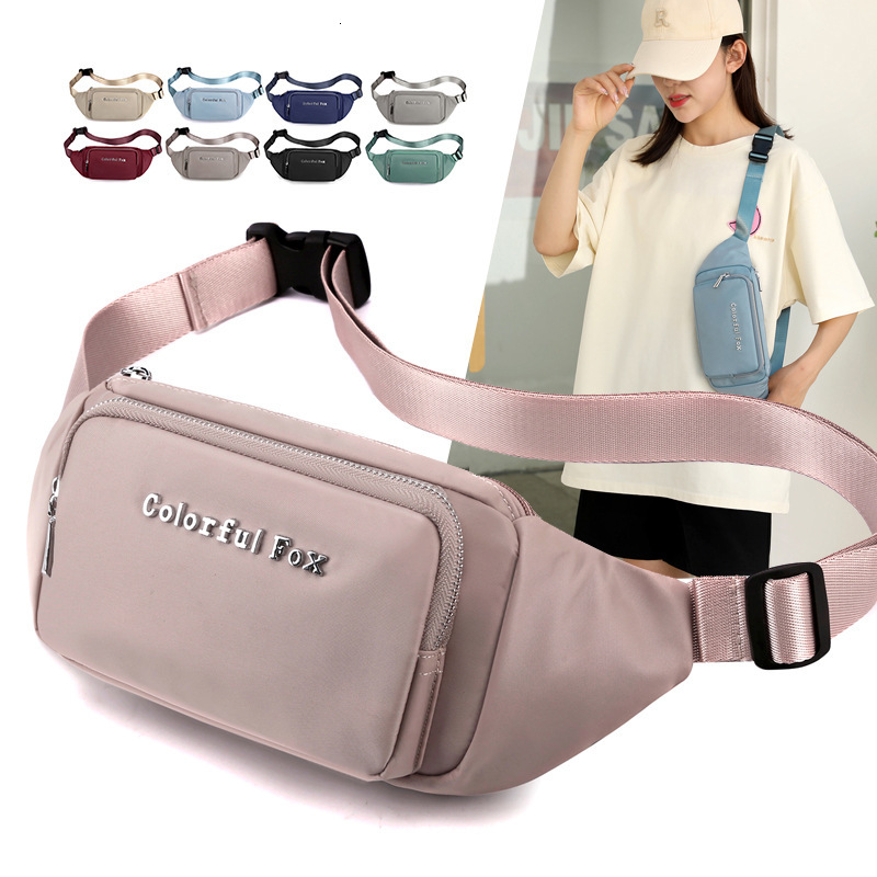 Colorful Fox New Women's Chest Fashion Casual Key Phone Multi-layer Portable Cashier Waist Bag ddmymoon