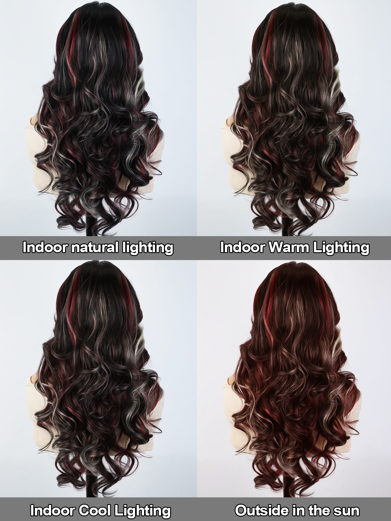 Rebecca Fashion Synthetic Hair 13*4*1 Lace Front Wigs For Women 24 Inch Highlight Honey Brown Body Wave Wig Lace Wig High Temperature Fiber