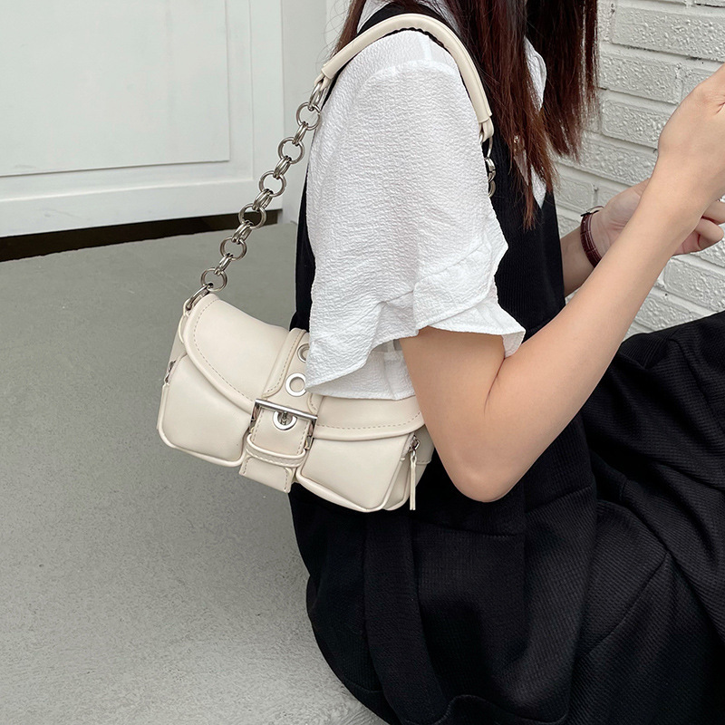 Designer Bag Niche Design Bag Mini Retro Ring Chain Underarm Bag 2025 New Luxury Bag Trend Baguette Crossbody Small Bag Tote Bag