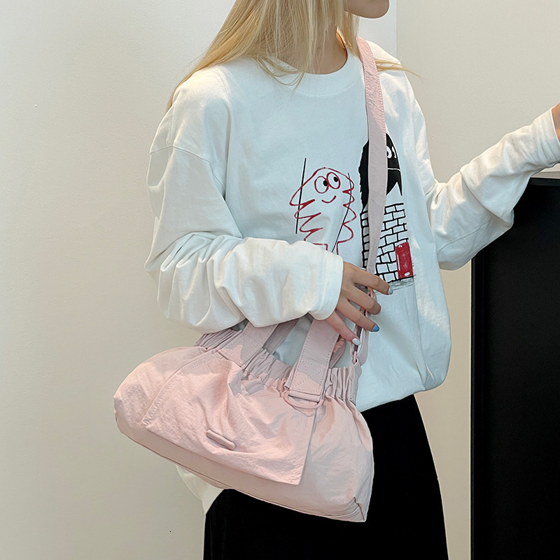 Colorful Fox New Korean Style Niche Design Handbag Shoulder Crossbody Women's Bag Lightweight Casual Foldable ddmymoon