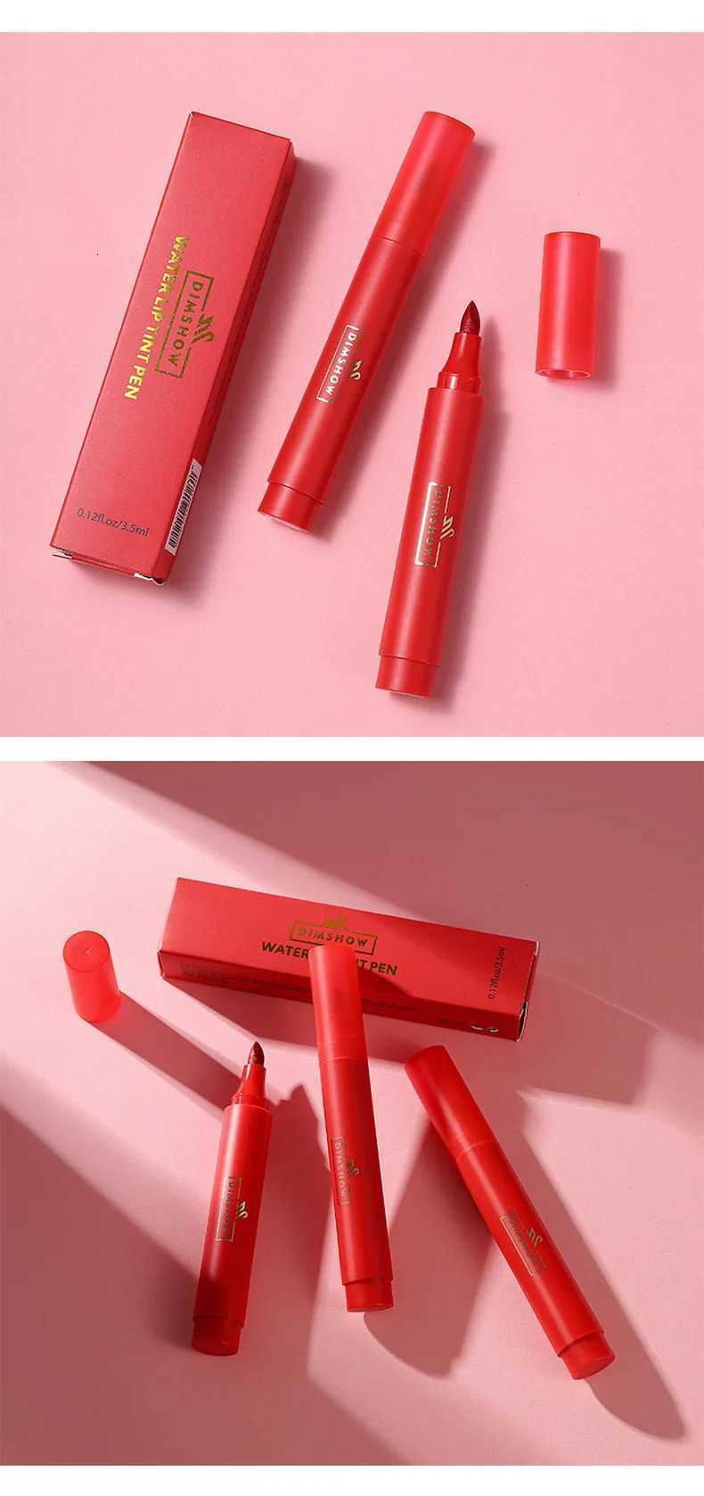 DIMSHOW Lipstick and Lip Gloss Long-lasting moisturizing and moisturizing matte non-stick cup waterproof lip dye G250729
