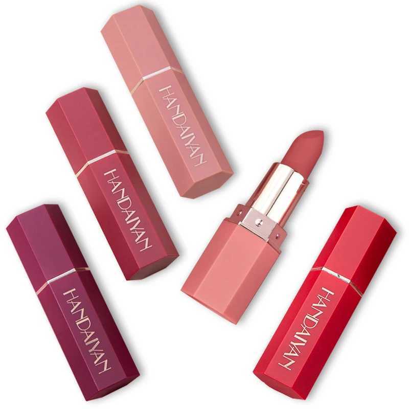 6 Colors Matte Waterproof Velvet Nude Lipstick Sexy Red Brown Pigments Long Lasting Professional Makeup G250729