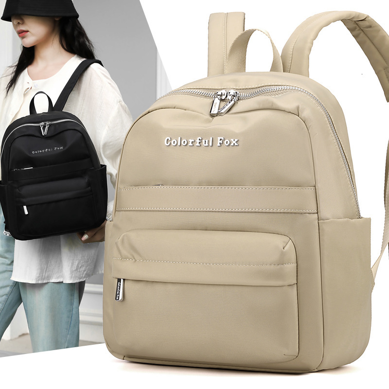 Colorful Fox New Large Capacity Women's Outdoor casual Backpack Lightweight Student Schoolbag ddmymoon