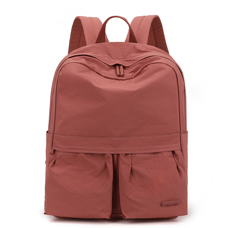 Colorful Fox Japanese and Korean Simple Versatile Women's Backpack Travel Student Soft Large Capacity Commuting ddmymoon