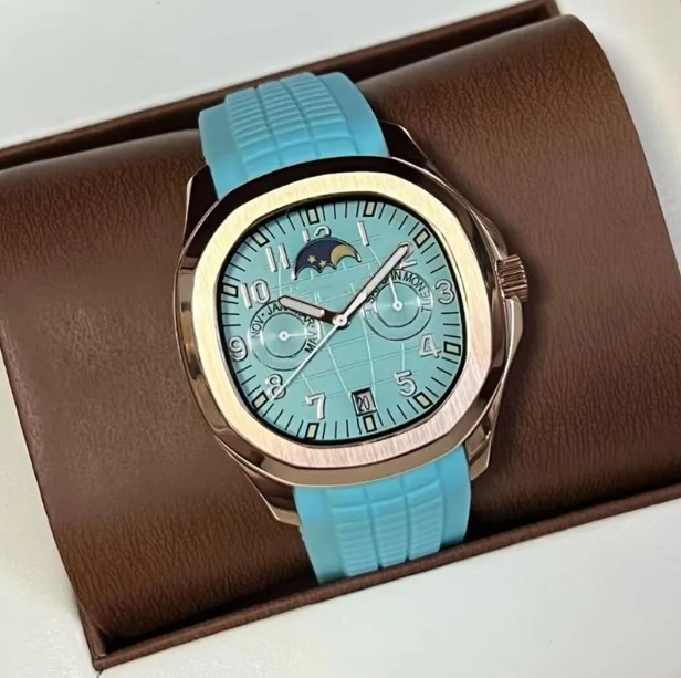 Luxury and fashionable men's designer 40mm automatic mechanical movement watch 904L stainless steel swimming moon like immovable sapphire fashion 5a watches