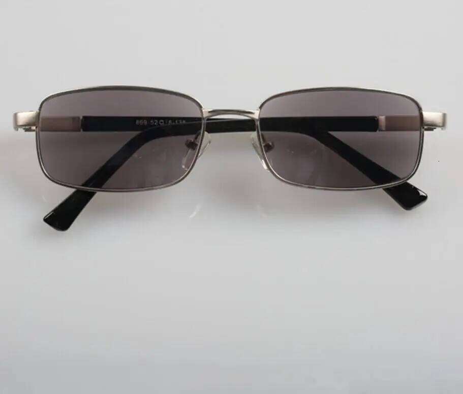 Metal Frame Photochromic Reading Sun Glasses Men Women Presbyopia Eyeglasses Sunglasses Discoloration Diopters 1.0 to +4.0 L2