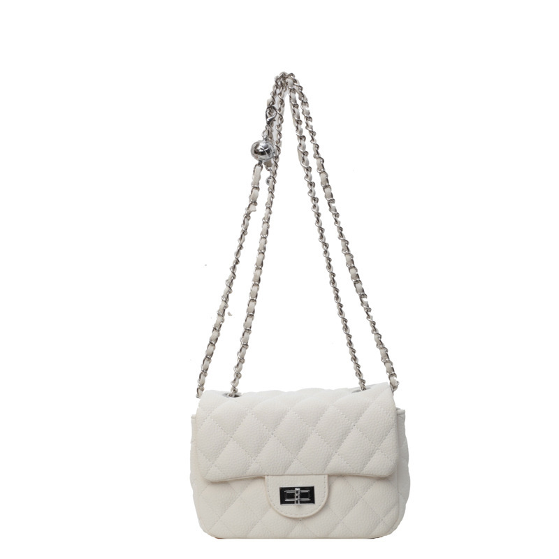 Premium sense underarm bag women's 2025 new niche design diamond chain bag popular single shoulder crossbody small square bag