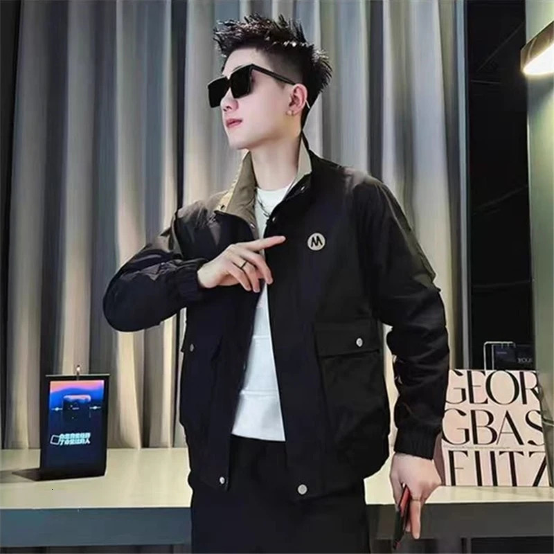 Mens Bomber Jacket Men Casual Slim Fit Baseball Jackets Autumn Fashion 250730