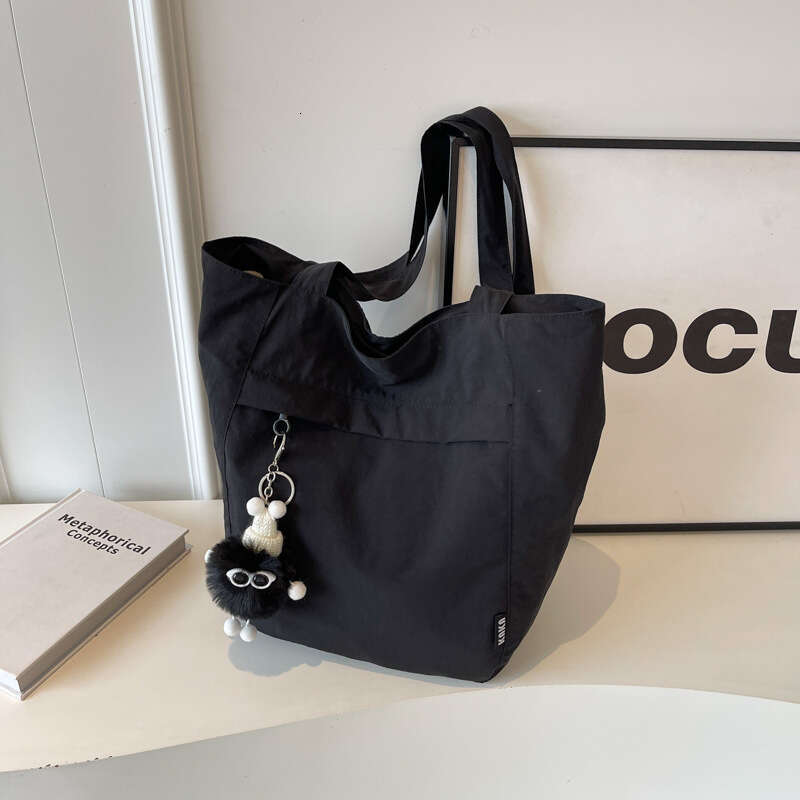 Waterproof Nylon Casual Shoulder for Women New Design Sense Niche Large Capacity Commuter Canvas Tote Bag