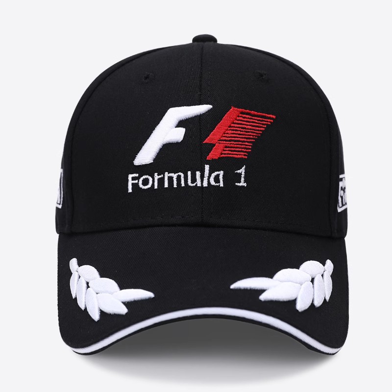 Formula 1 World Championship Baseball Cap - High-Density Embroidered, Adjustable Cotton Hat for Racing Fans & Streetwear