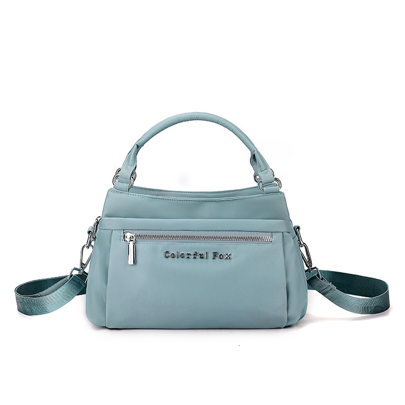 Colorful Fox Women's Fashion Handbag Korean Style Trendy Shoulder Multi-layer Water-resistant Crossbody Bag ddmymoon