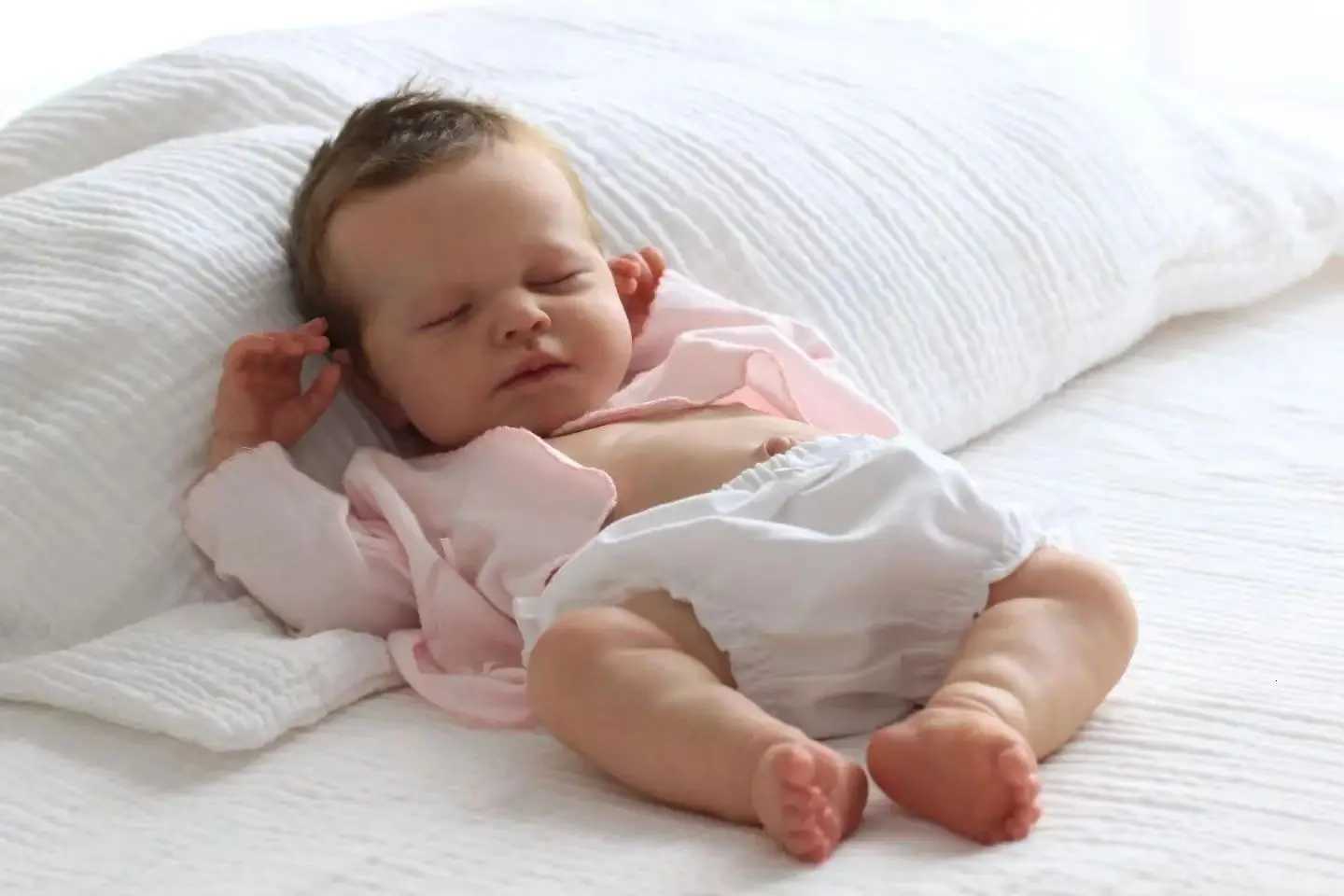 50cm Whole Body Silicone Vinyl LouLou Reborn Baby Girl and Boy With Painted Visible Veins Handmade Lifelike Reborn Baby Doll XJ250730