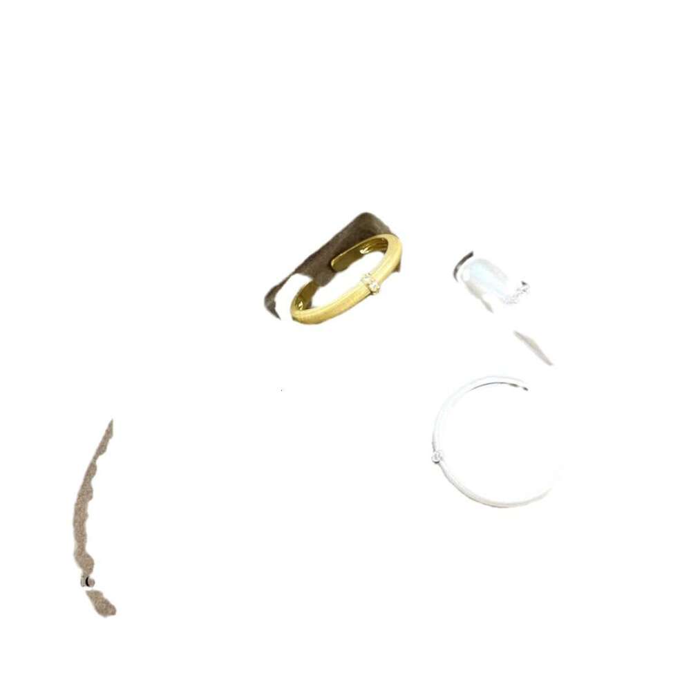 INS Minimalist Brushed Ring for Women, Unique Design, High-end Feel, Adjustable Open Ring, Trendy Personality e57