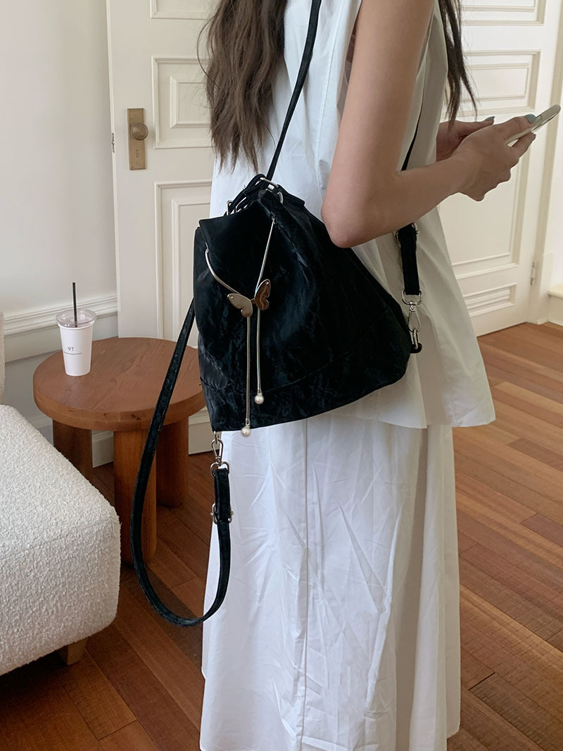 Designer Bag Mint Manbo Green Backpack For Women 2025 New Trend Korean Luxury Bag Bucket Bag Versatile Ins Style Shoulder Underarm Bag Tote Bag