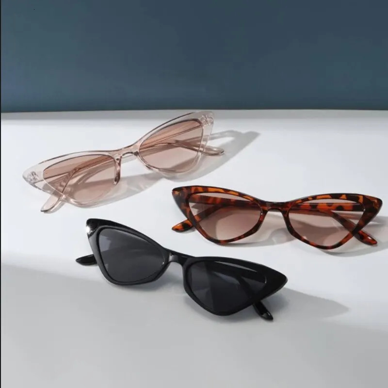 3 Pairs Per Set Small Cat Eye Sunglasse Cute Skinny Cat Eye Eyewear Retro Vintage N Cateye Sunglasses Set 250729