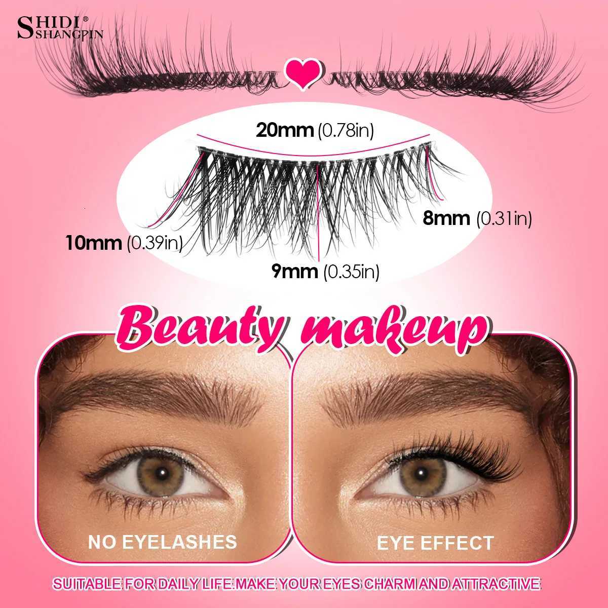 New Half Eyelashes False Lashes 5/10 Pairs 3D Mink Lashes Natural Eyelash Extension Cat Eye Eyelashes Makeup Faux Cils Makeup Z250730