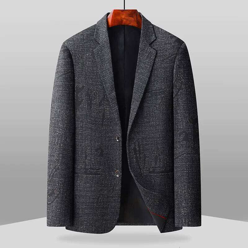 Blazer's New Outdoor Men's Fashion, Sporty and Slimming British Style Business Gentleman's Versatile Wedding Striped Blazer