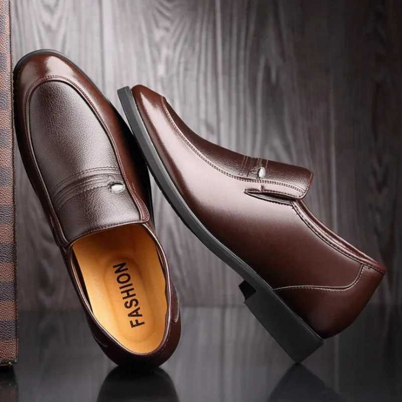 6 cm Increased Men Formal Shoes Hidden Heel Mens Wedding Oxfords Heighten Tall M Dress Leather Footwear 2024 Y250730