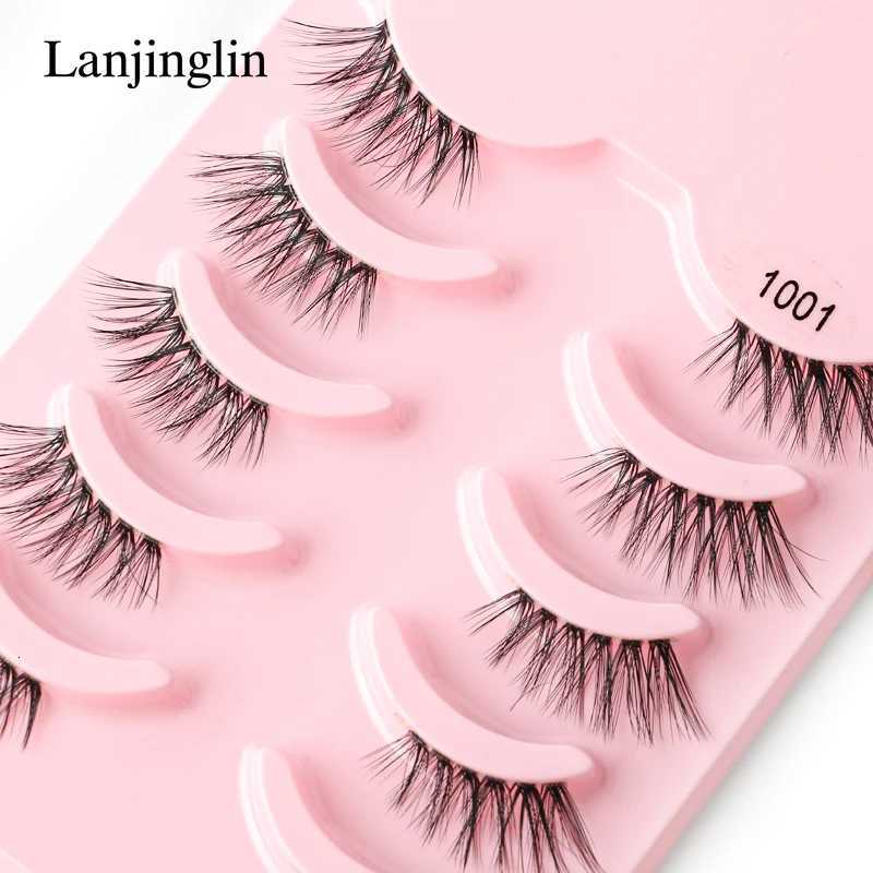 3/5 Pairs Half Eye Lashes Faux Mink Lashes Reusable False Eyelashes Natural Fluffy Makeup Tools Extension Fake Lashes makeup Z250730