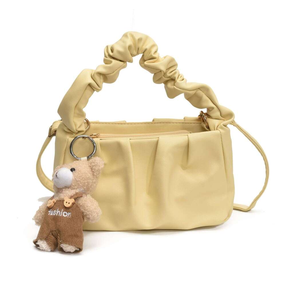 Minimalist Pleated Handbag for Women 2025 Summer New Niche Design Versatile Commuter Shoulder Crossbody Bag