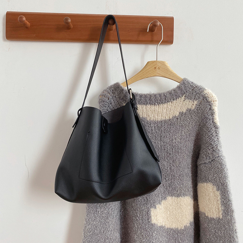 Designer Bag Korean Version Luxury Bag Ins Retro Single Shoulder Crossbody Mother-daughter Bag 2025 New Large Capacity Lazy Style Soft PU Casual Tote 