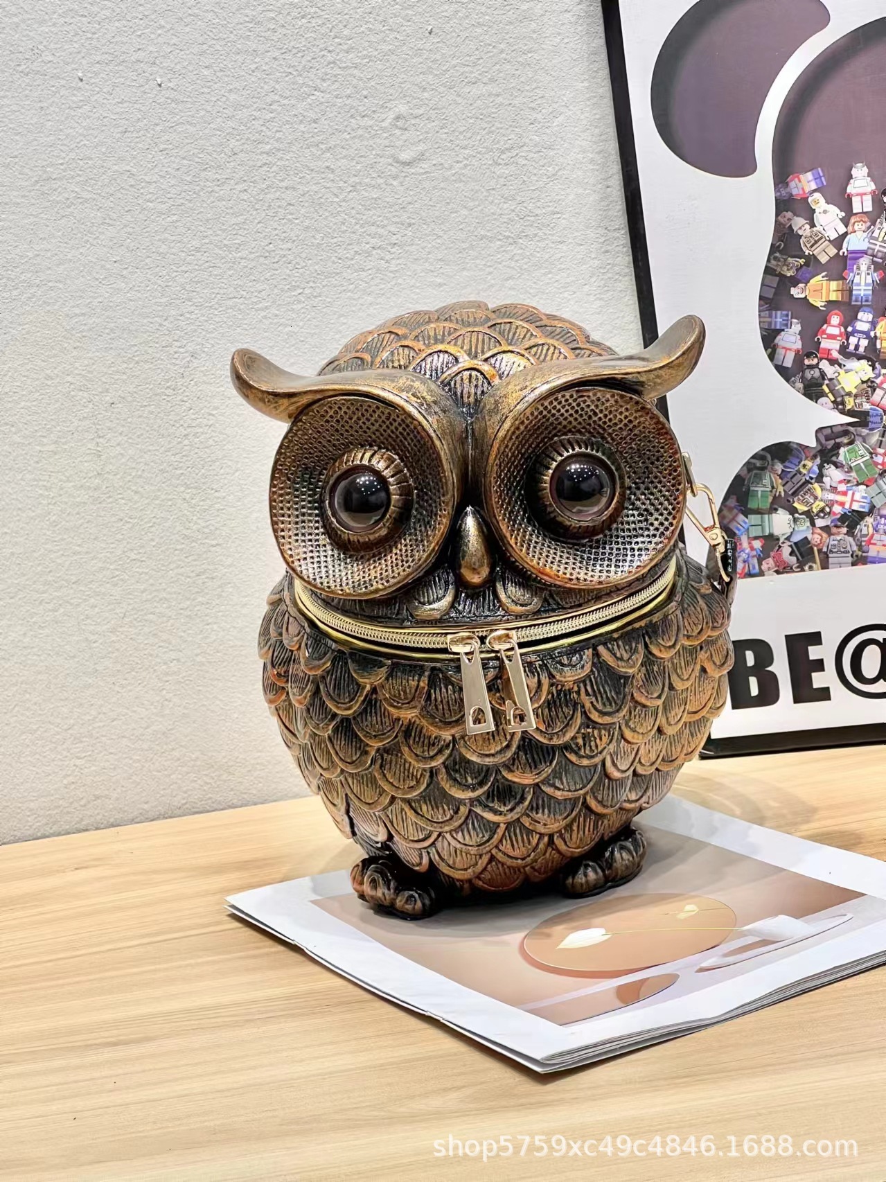 2025 New Product Men and Women Personality Cute Funny Owl Shoulder Crossbody Bag Halloween ddmymoon