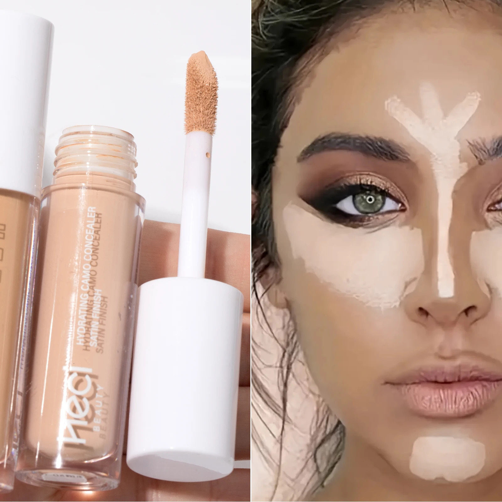 Liquid Concealer-Lightweight Dark Circle Blemish Pore - minimizing Creamy Concealer Natural Finish For Sensitive Skin Makeup 250730