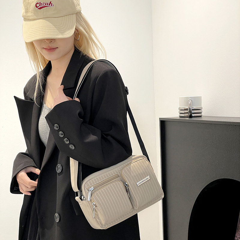 Colorful Fox New Water-Resistant Camera Crossbody Ins Striped Unisex Shoulder Bag ddmymoon