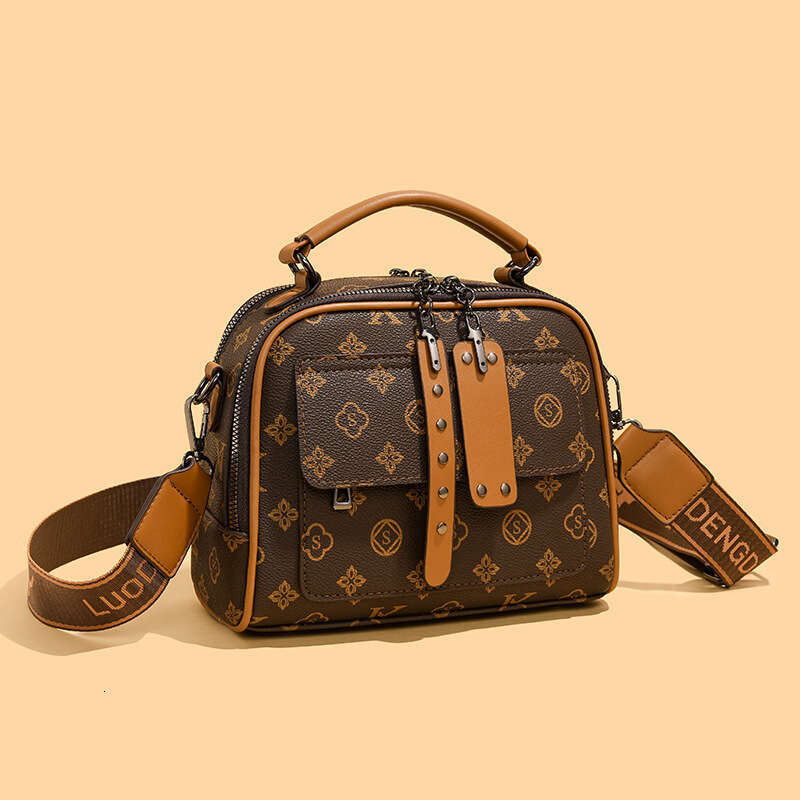 Fashion Versatile High-End Bag Multi-Layer Practical Niche Design Women's Handbag Crossbody