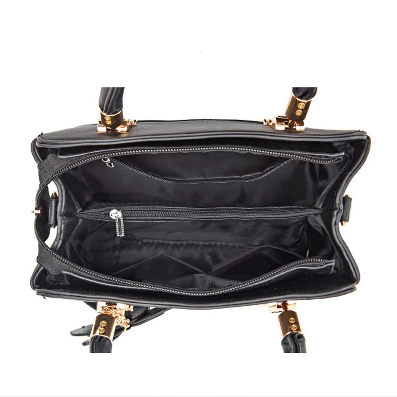 Fashion Women Embroidery Solid Color Shopper Large Capacity Handbag Ladies n Shoulder Crossbody Bag 250725