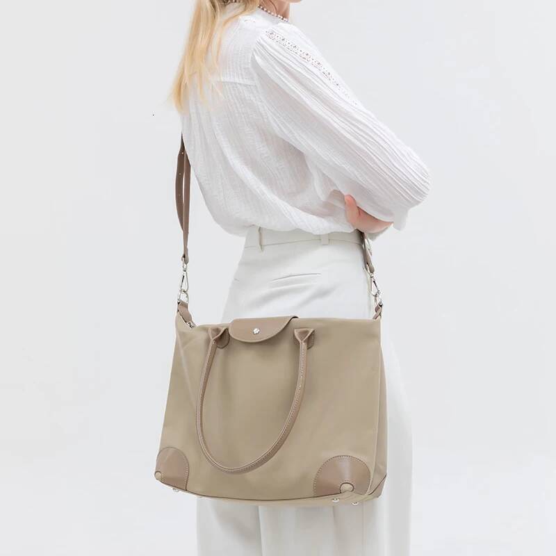Women's Tote Large Capacity Waterproof Oxford Cloth Women Shoulder Bag Designer Crossbody Bags Foldable Handbags