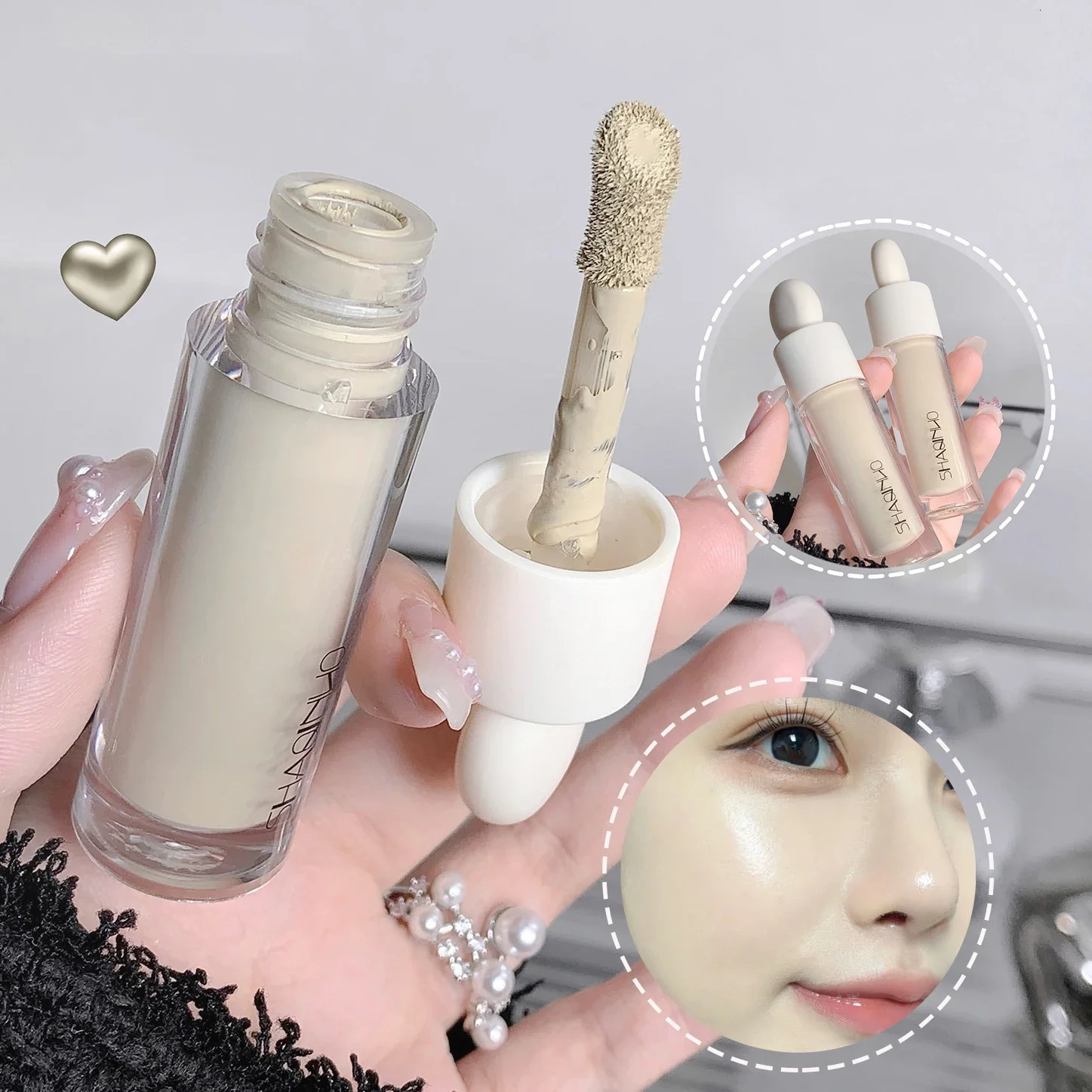 Moisturizing Liquid Contouring Concealer Cream Makeup Waterproof Lasting Cover Acne Dark Circles Foundation Face Korean Cosmetic 250730