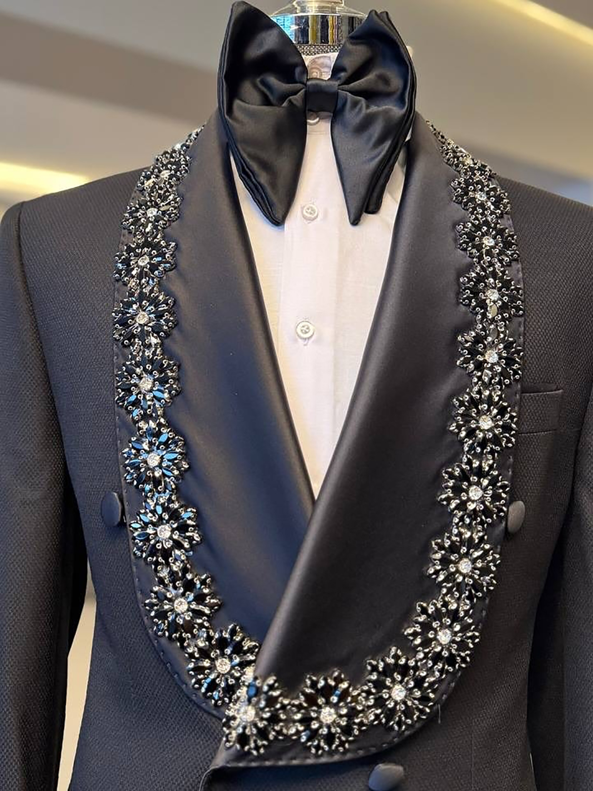 Business Men Suits Blazer 2Pcs Wedding Coats with Pants Woolen Tuxedo Overcoat Tailored Custom Wedding Party Groom Costume Homme