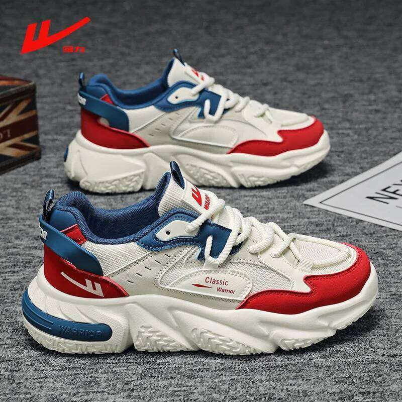 Men's Fashion New Net Year Bright Red Casual Sports Personali Students Wear Comfortable Breathable Sneakers