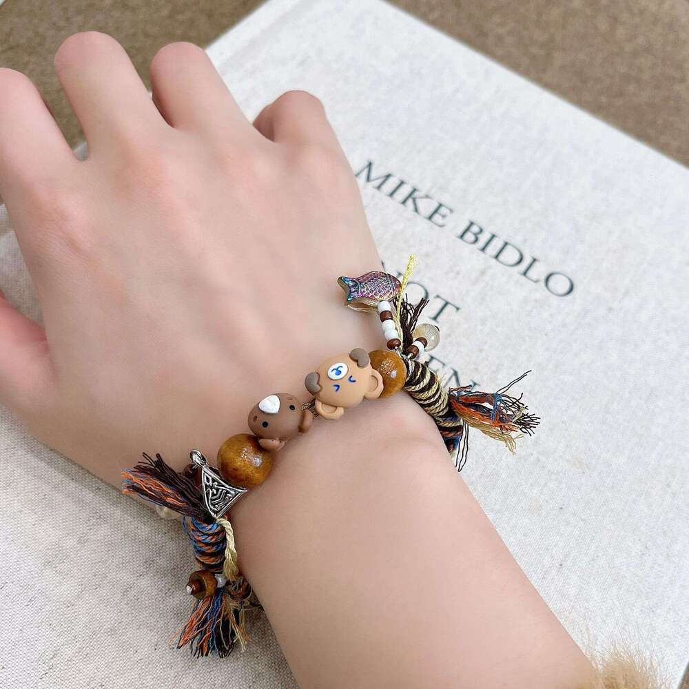 Unique and Elegant High-End Heart Star Bear Chain Women's Fashion Simple Bracelet Necklace d92