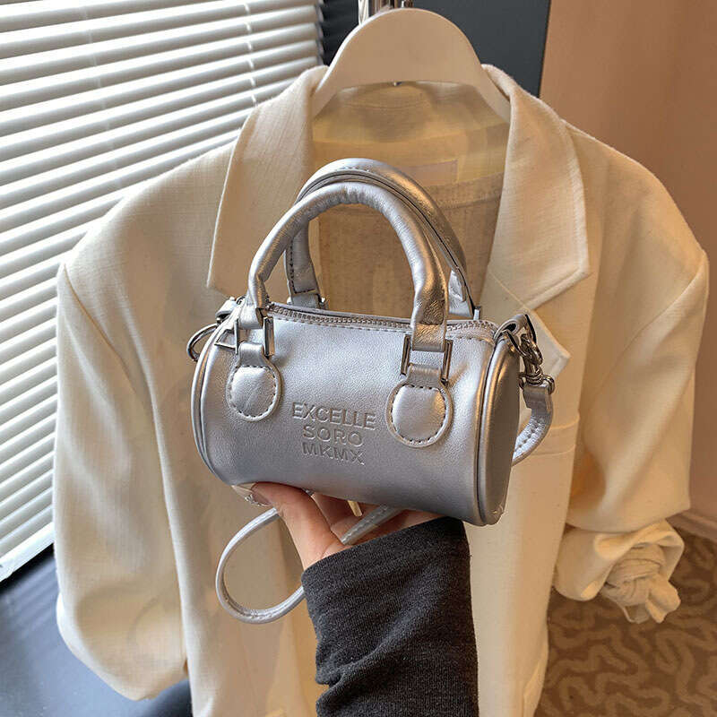 Niche Designer for Women 2025 New Fashion Versatile Handbag Cylinder High-end Shoulder Crossbody Bag